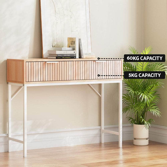 Console Table 2 Drawers 92CM, 92Cm