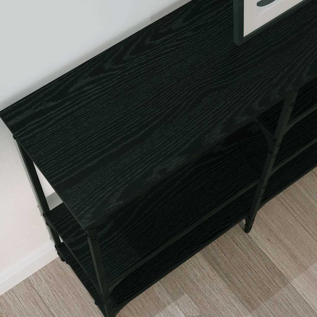 Console Table Black oak Engineered wood - High Quality