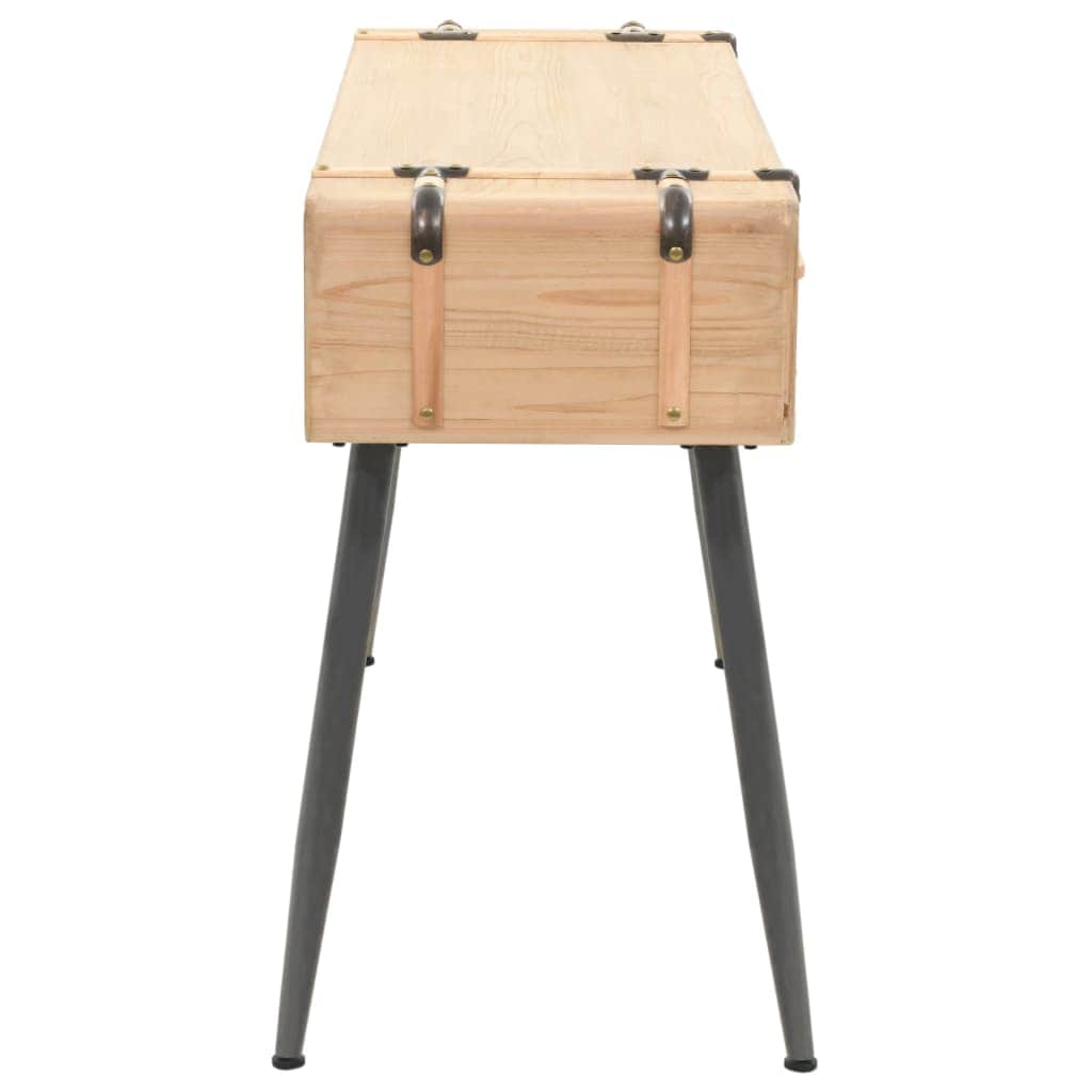 Console Table Durable Solid Fir Wood