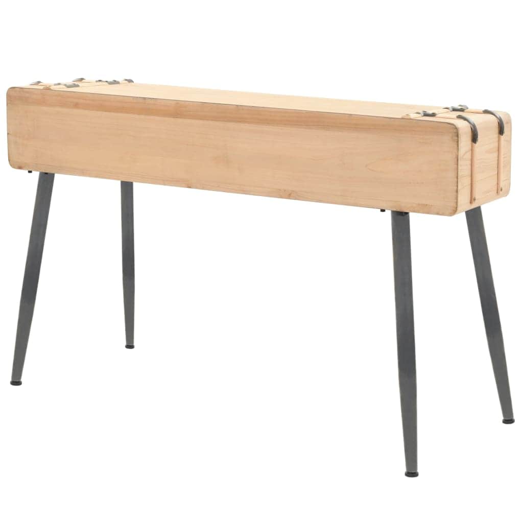 Console Table Durable Solid Fir Wood