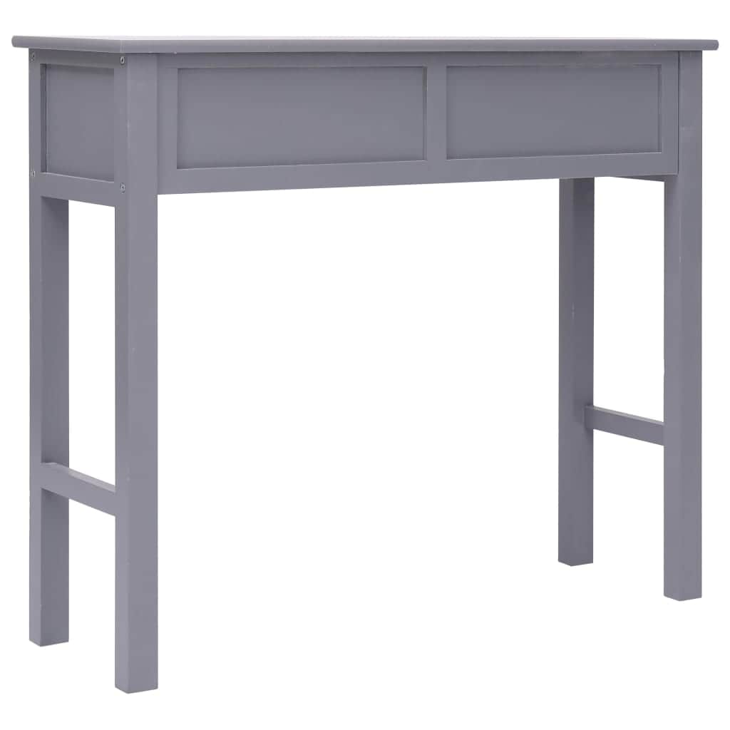 Console Table Grey Wood 1