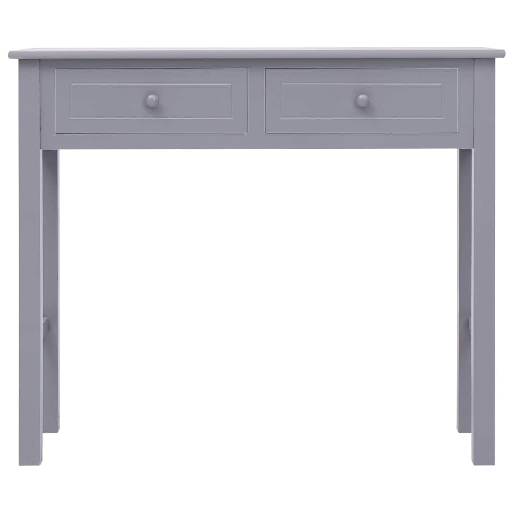 Console Table Grey Wood 1
