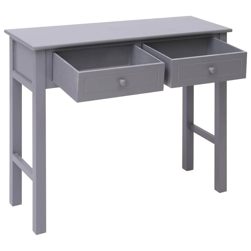 Console Table Grey Wood 1