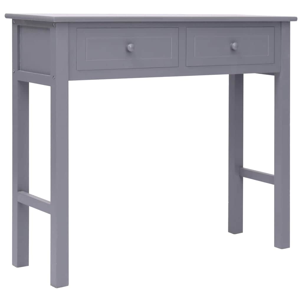 Console Table Grey Wood 1