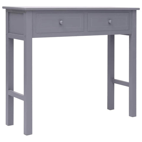 Console Table Grey Wood 1