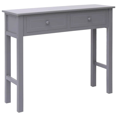 Console Table Grey Wood 1