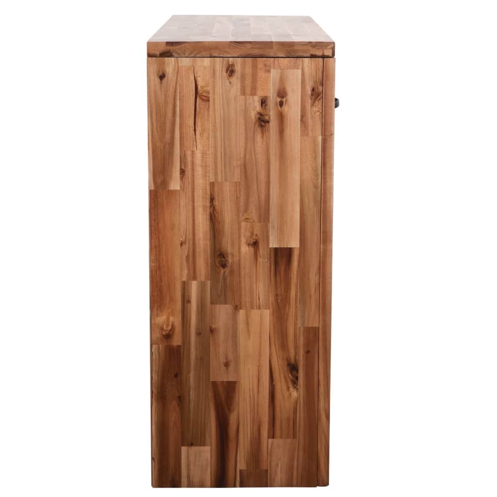 Console Table Solid Acacia Wood