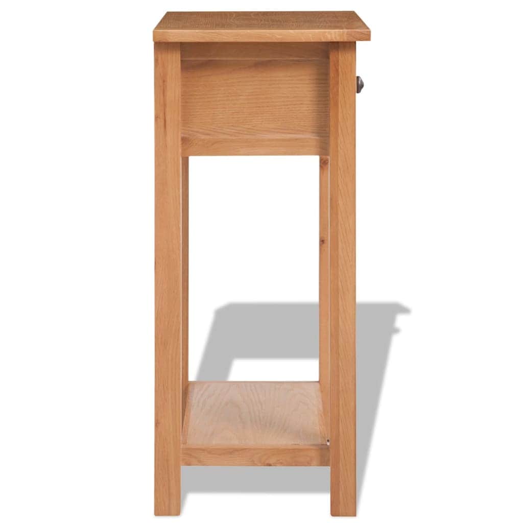 Console Table  Solid Oak Wood