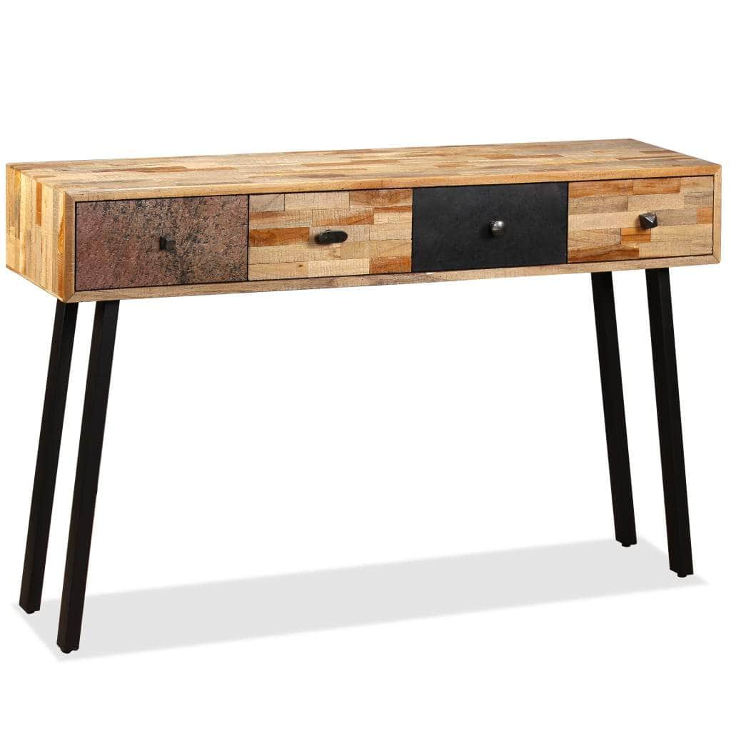 Console Table Solid Reclaimed Teak Wood