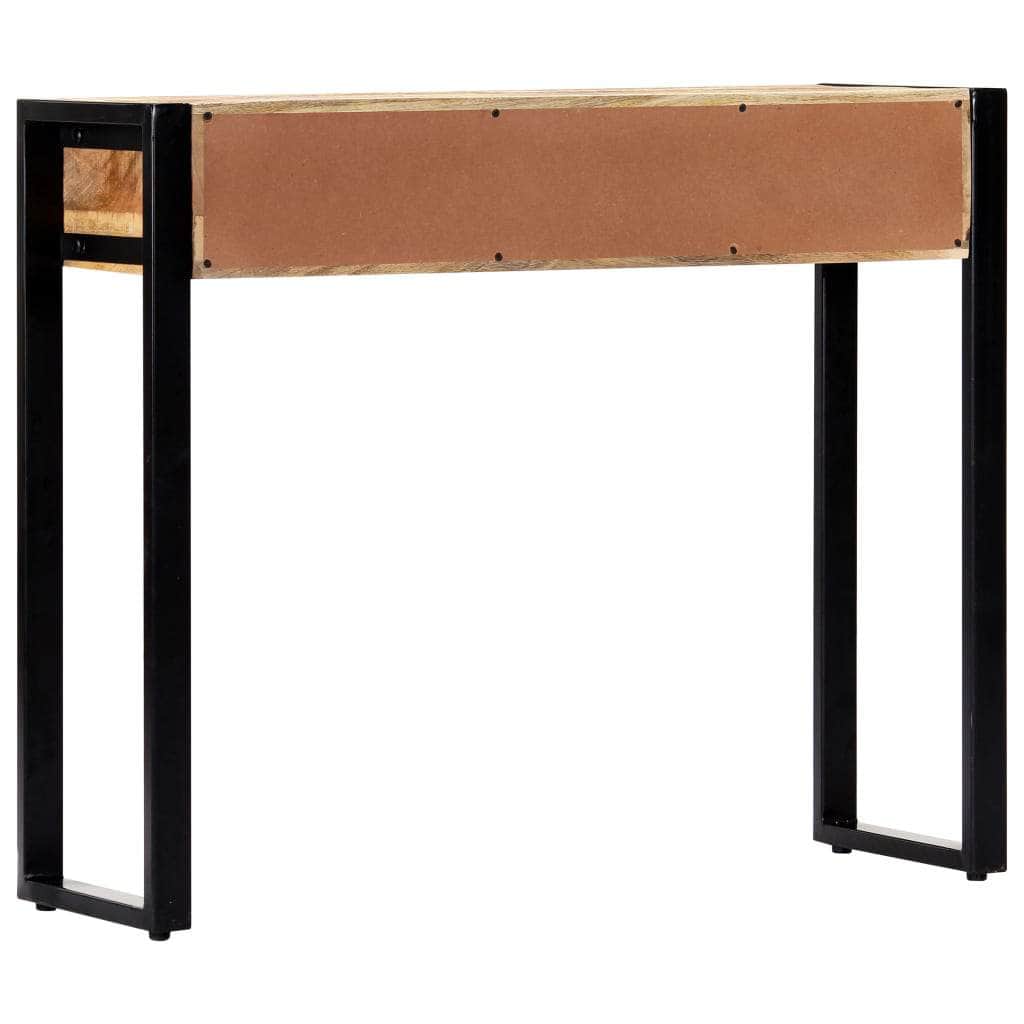 Console Table Storage Solid Mango Wood