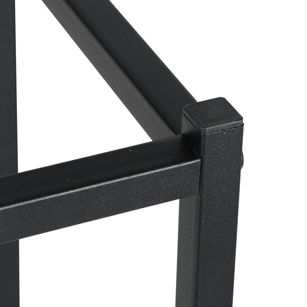 Console Table Wooden Tabletop Black&Wood