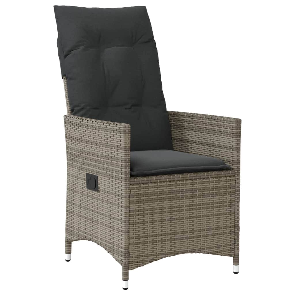 Contemporary 3 Piece Bistro Set with Outdoor Retreat Modern Living