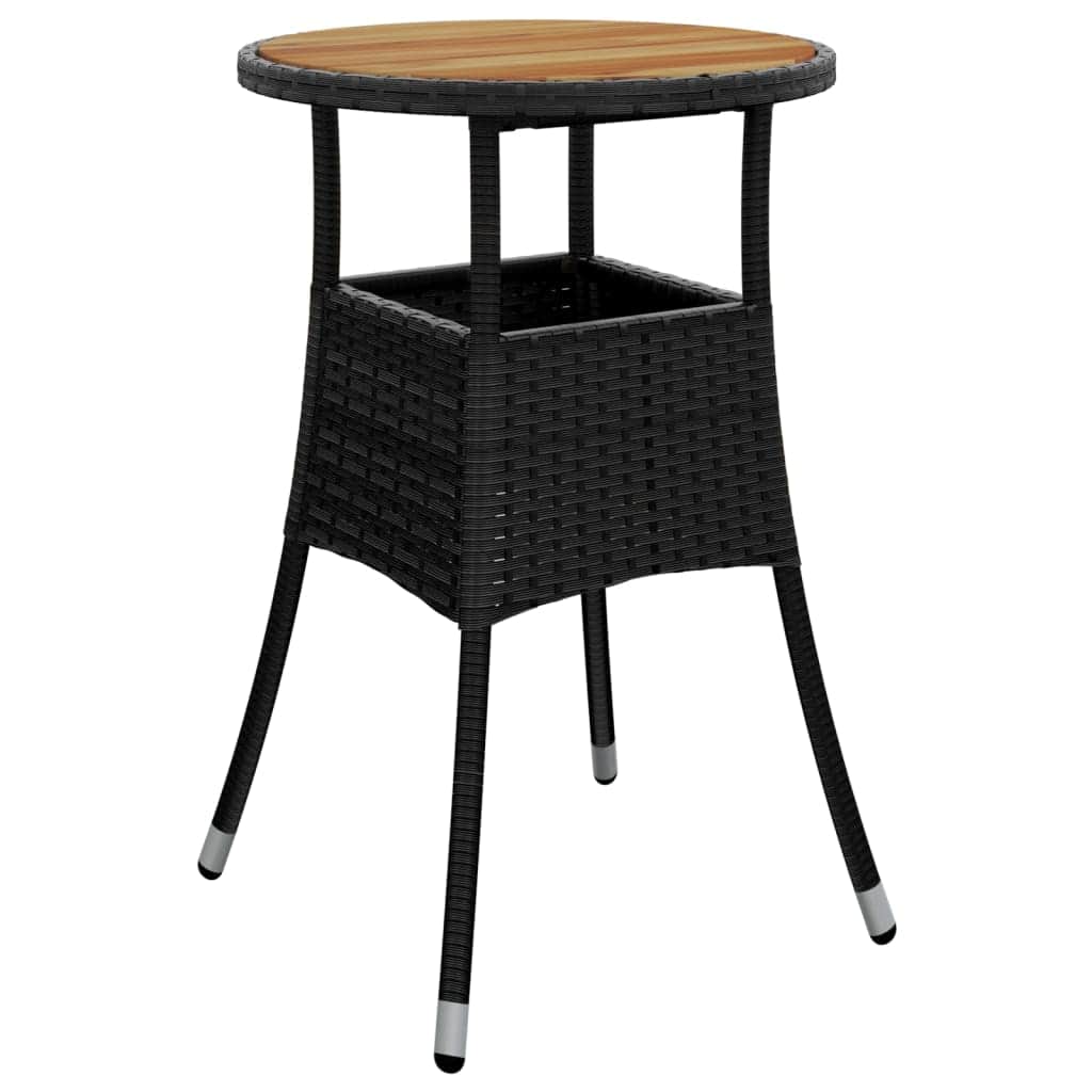 Contemporary 3 Piece Garden Bistro Set Lounge Area Patio Relax