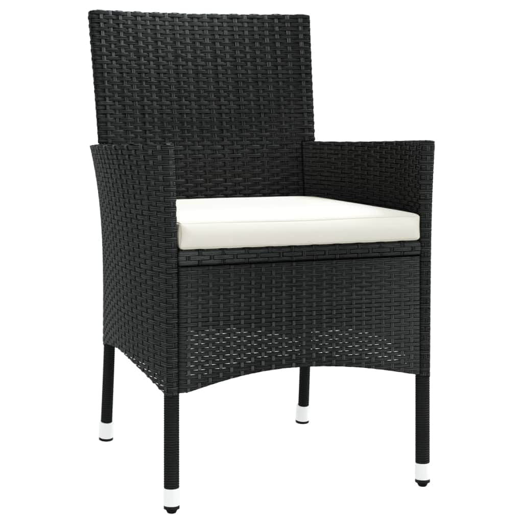Contemporary 3 Piece Garden Bistro Set Lounge Area Patio Relax