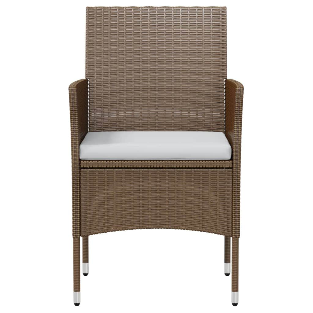 Contemporary 3 Piece Garden Dining Set Relaxing Seating Home Comfort