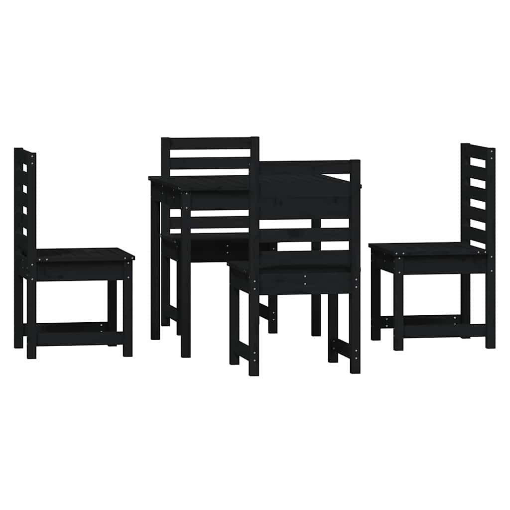 Contemporary 5 Piece Garden Dining Set Patio Setup Outdoor Living