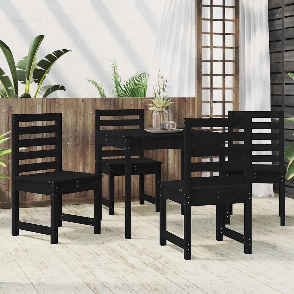 Contemporary 5 Piece Garden Dining Set Patio Setup Outdoor Living