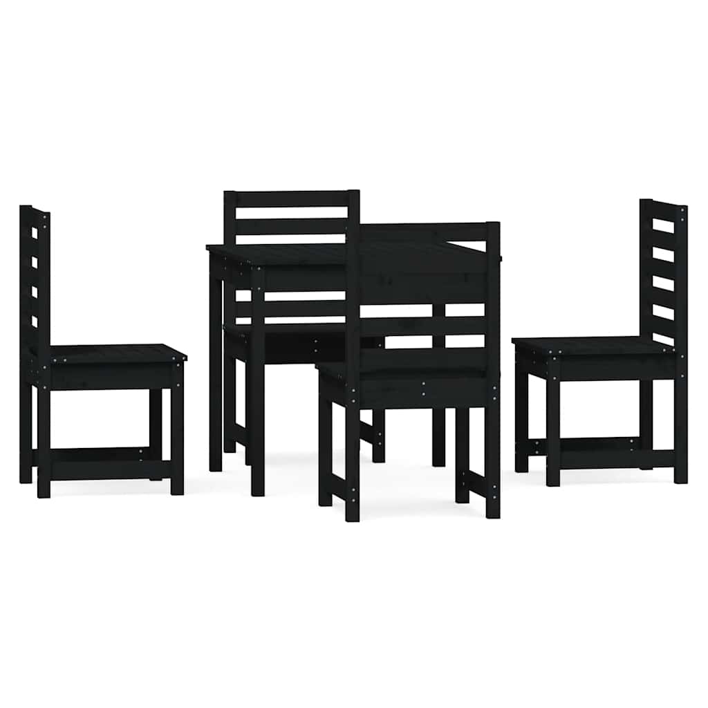 Contemporary 5 Piece Garden Dining Set Patio Setup Outdoor Living