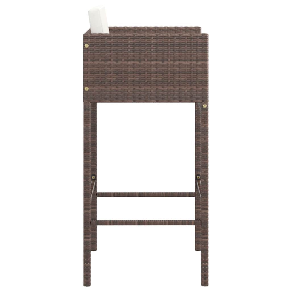 Contemporary Bar Stools 2 pcs with Home Decor Accent Garden Leisure