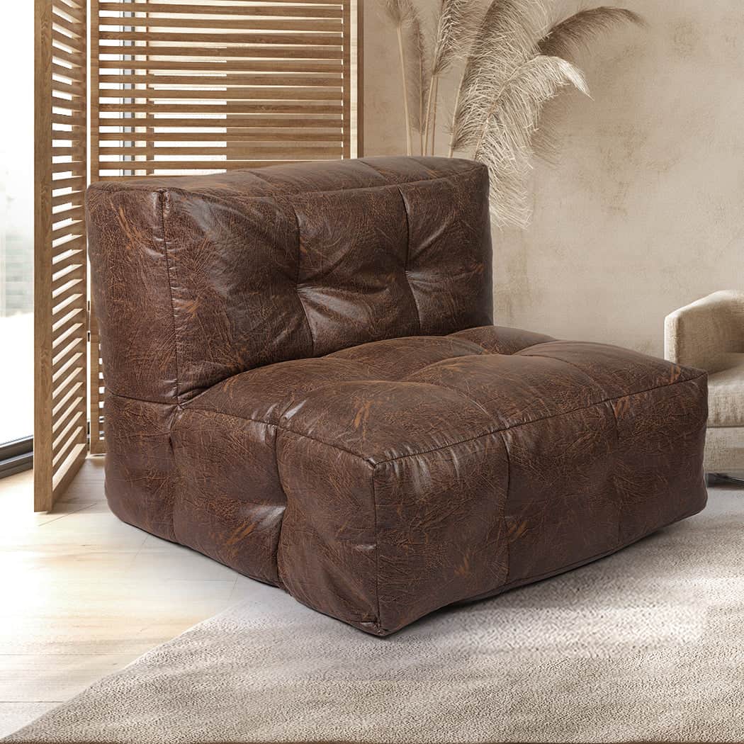 Contemporary Bean Bag Cover Chair Modular  Adjustable Height