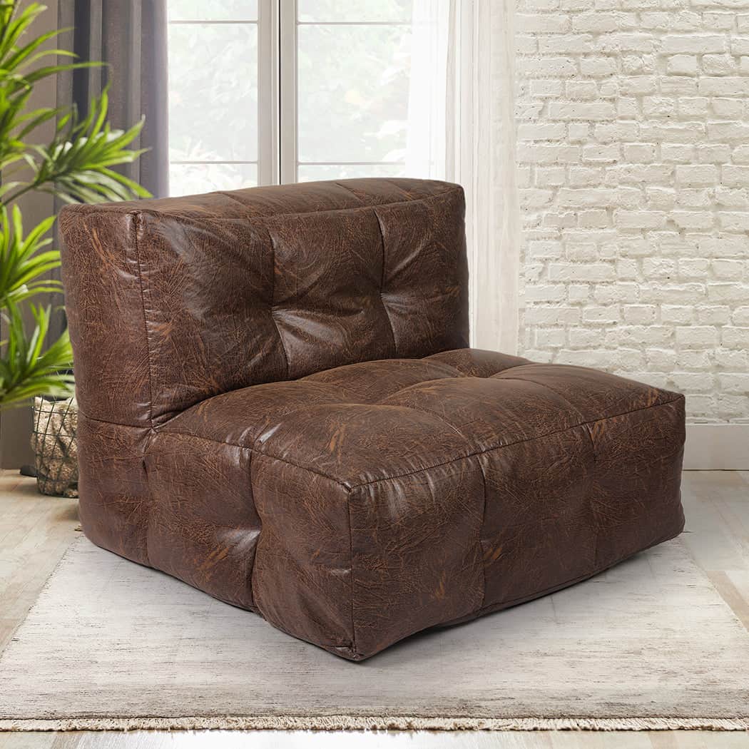 Contemporary Bean Bag Cover Chair Modular  Adjustable Height