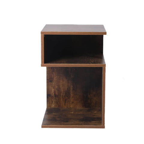 Contemporary Bedside Tables Drawers Side Table Oak  Sleek Modern Look