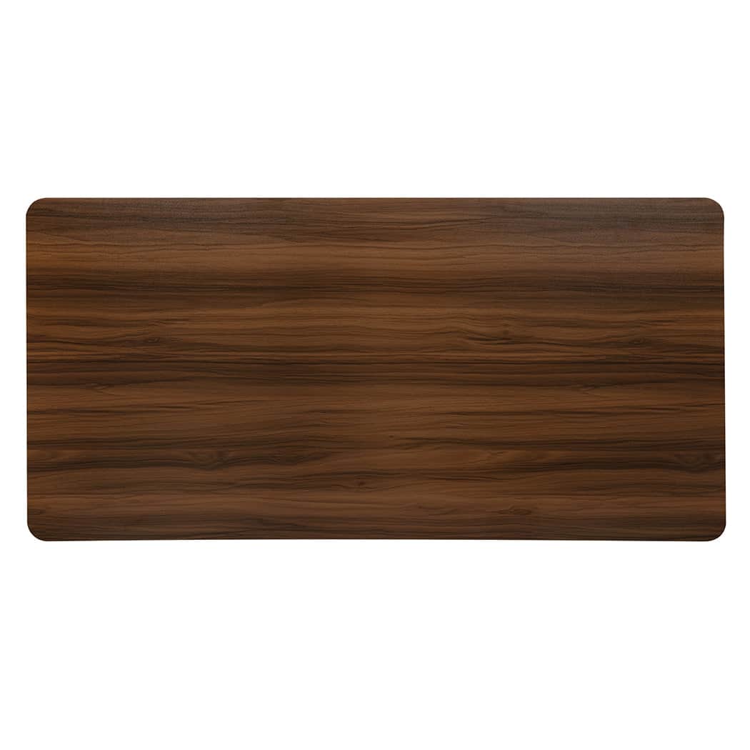 Contemporary Desktop For Motorised Adjustable Black 140X70CM Walnut