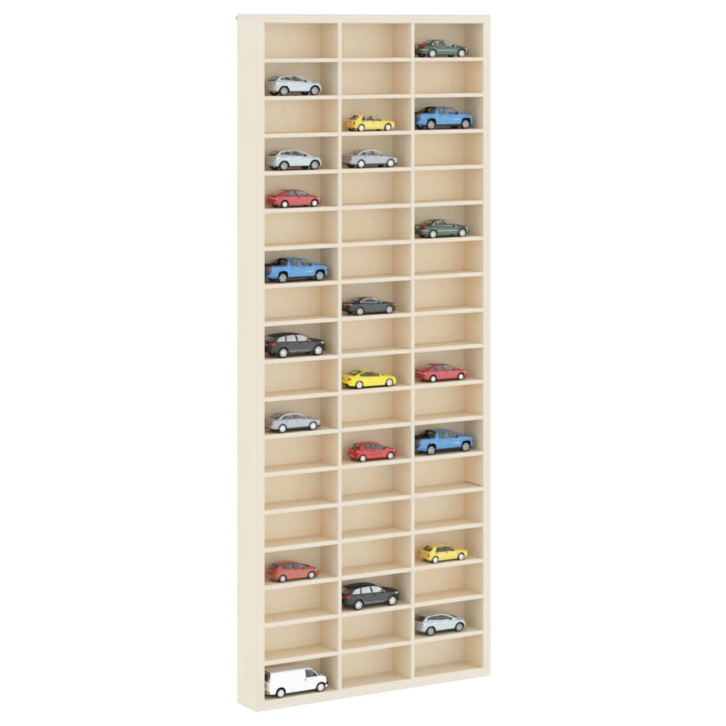 Contemporary Display Case Brown  Engineered wood - Durable