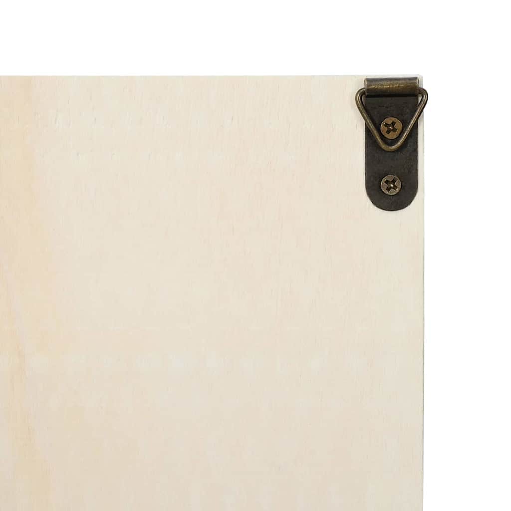 Contemporary Display Case Brown  Engineered wood - Durable