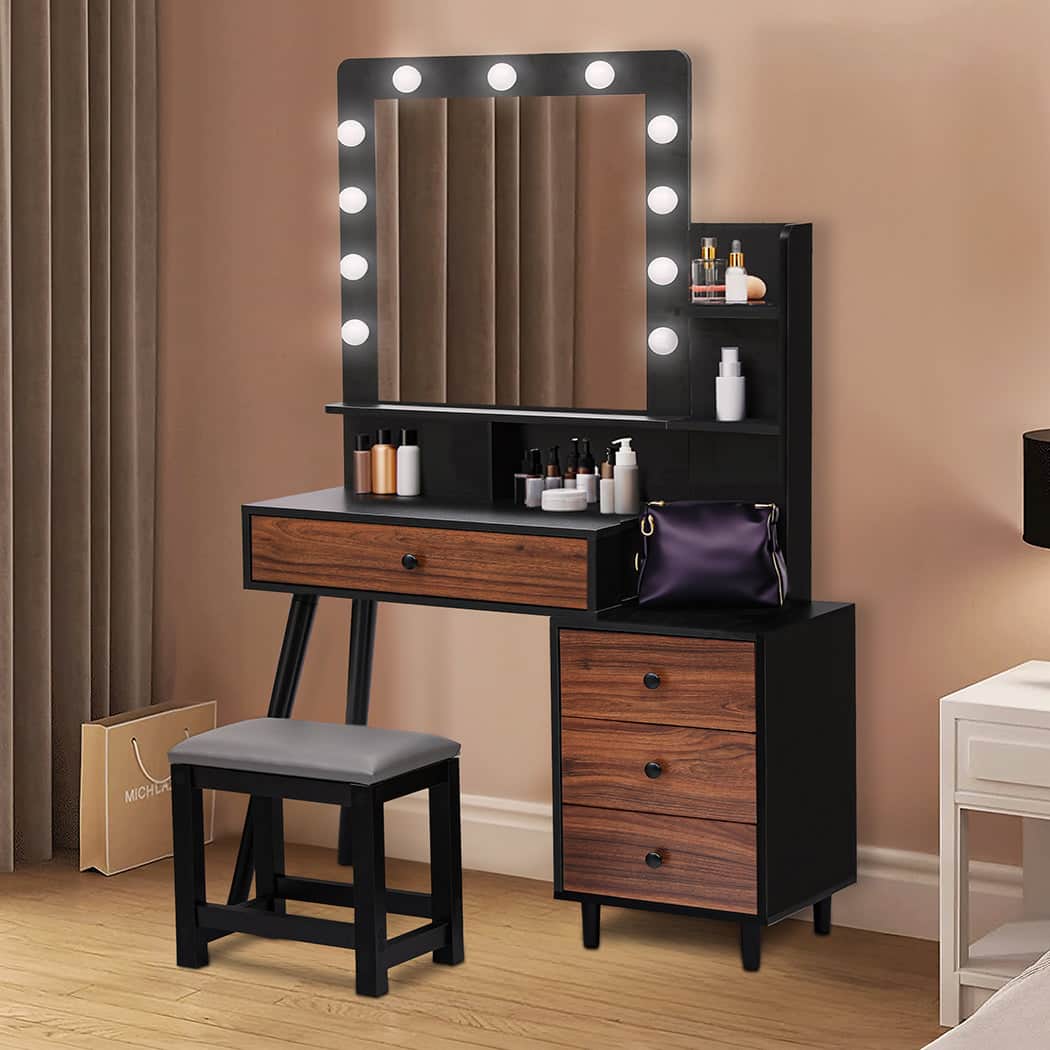 Contemporary Dressing Table Stool Set  Comfortable Design Classic