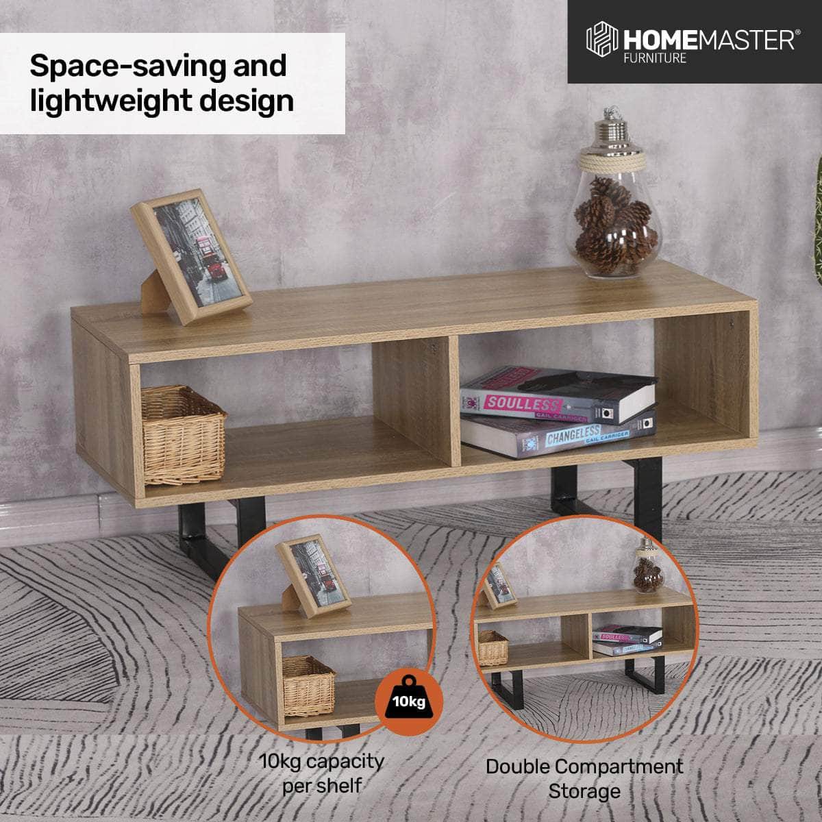 Contemporary Elegance: Dual Storage Coffee Table, 1m Wide