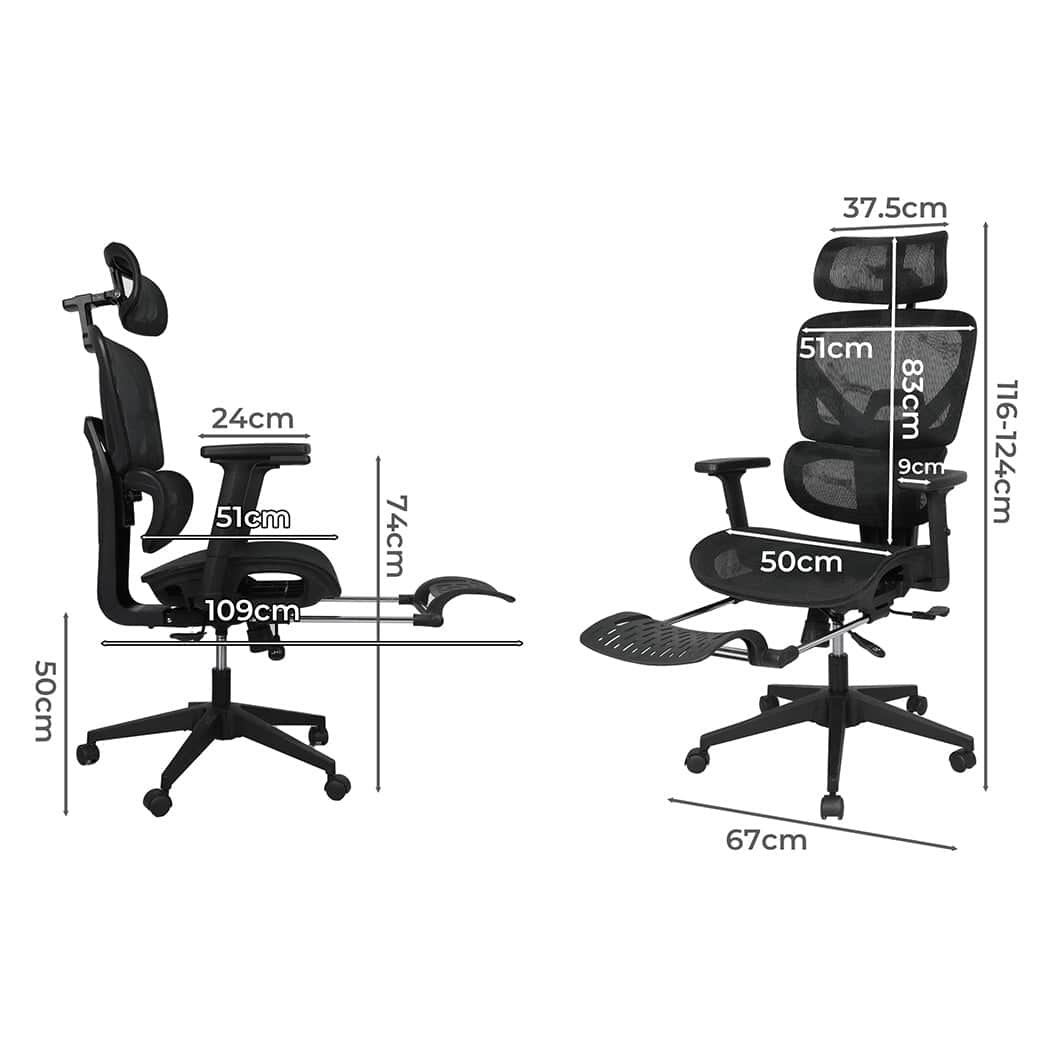 Contemporary Ergonomic Office Chair Mesh Executive Seat  Classic