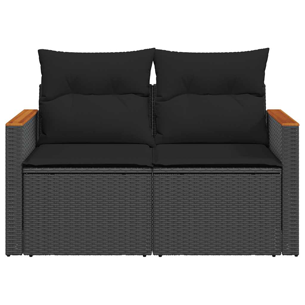 Contemporary Garden Sofa with Cushions 2-seater  Indoor Outdoor Use Essentials