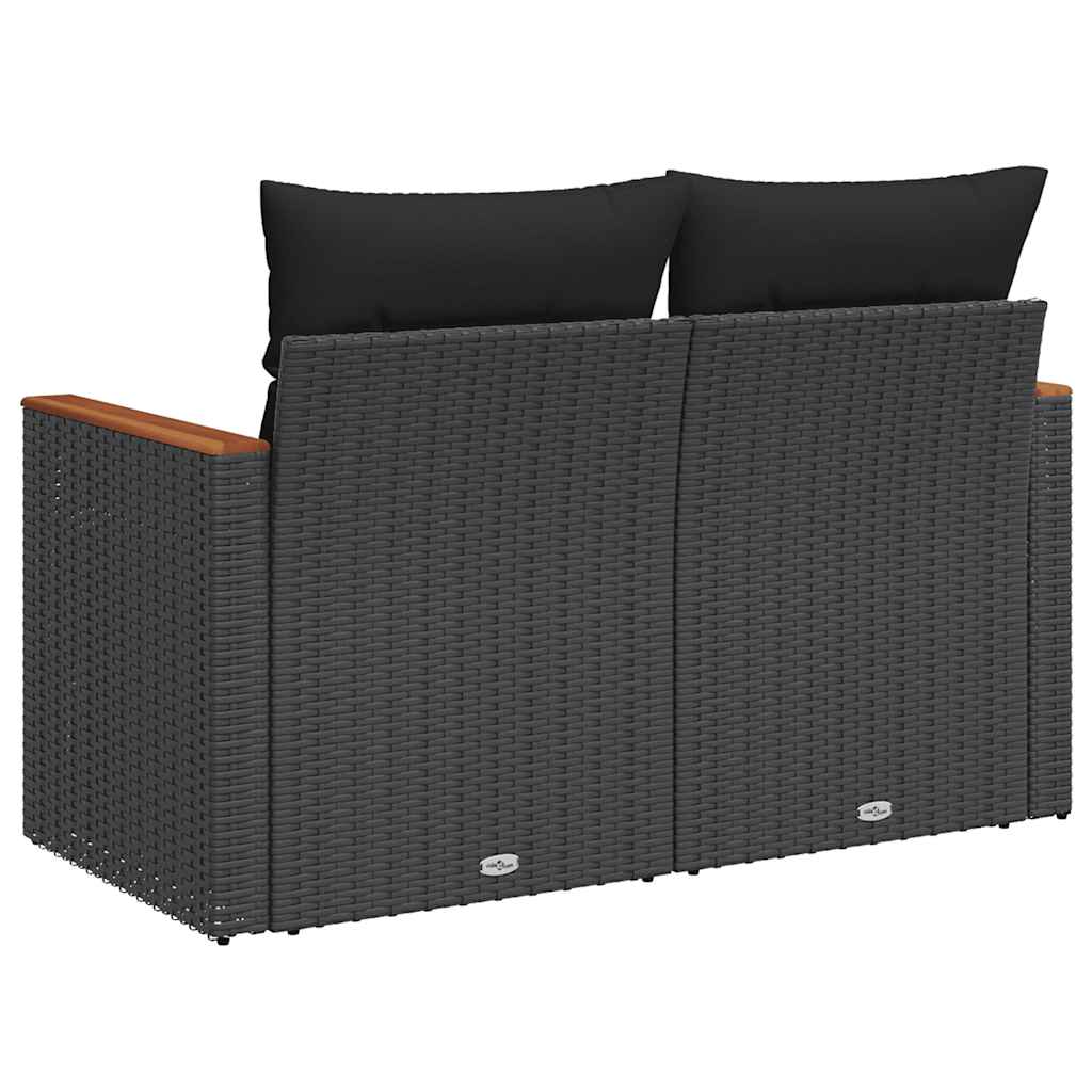 Contemporary Garden Sofa with Cushions 2-seater  Indoor Outdoor Use Essentials
