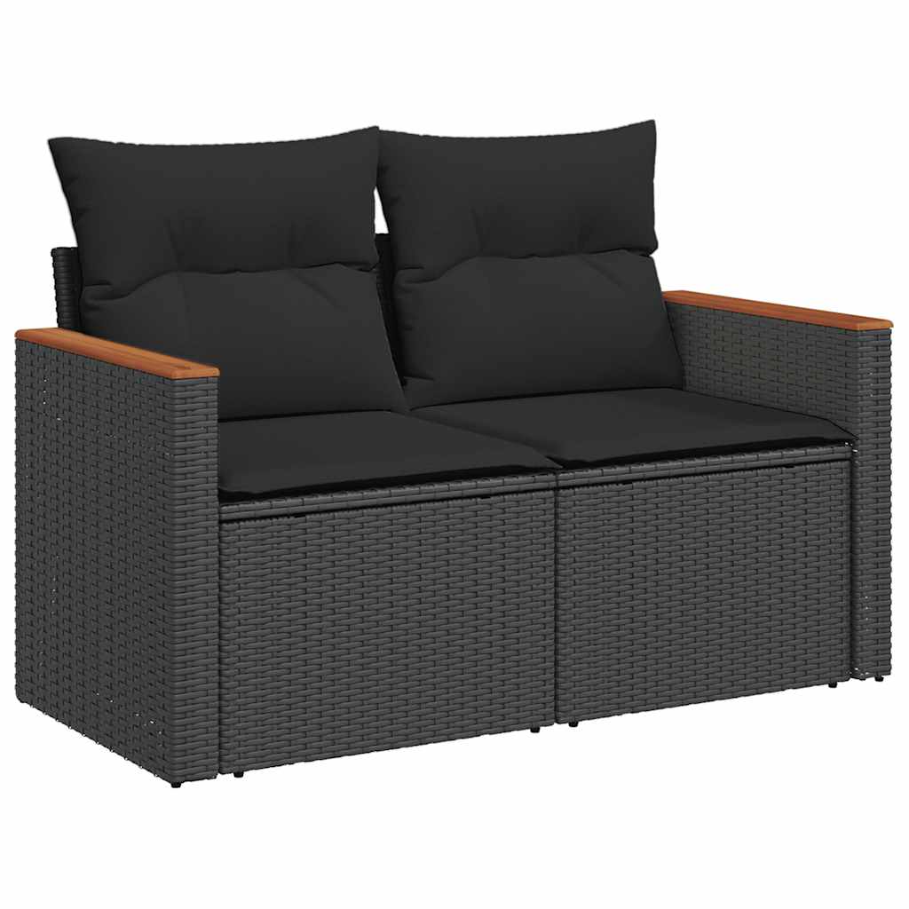 Contemporary Garden Sofa with Cushions 2-seater  Indoor Outdoor Use Essentials