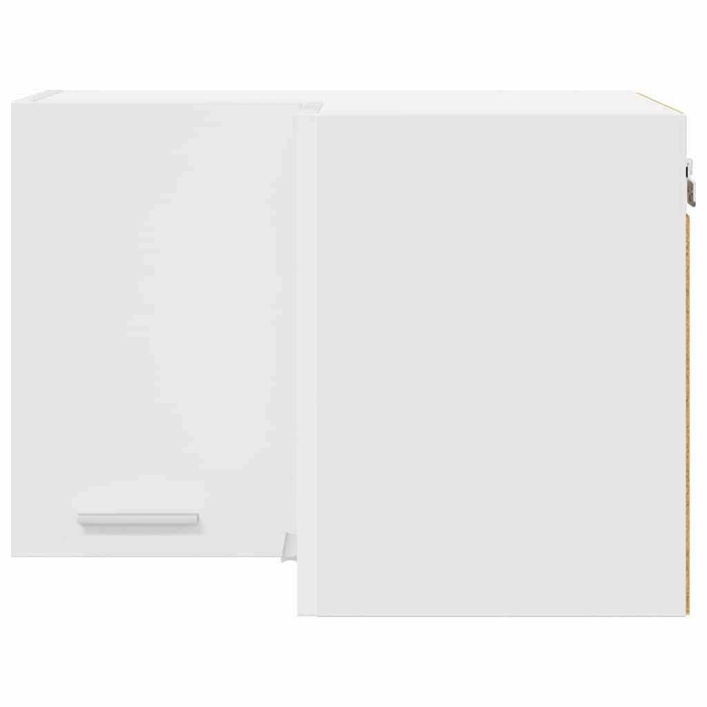 Contemporary Hanging Cabinet Riga White Engineered Wood - Premium