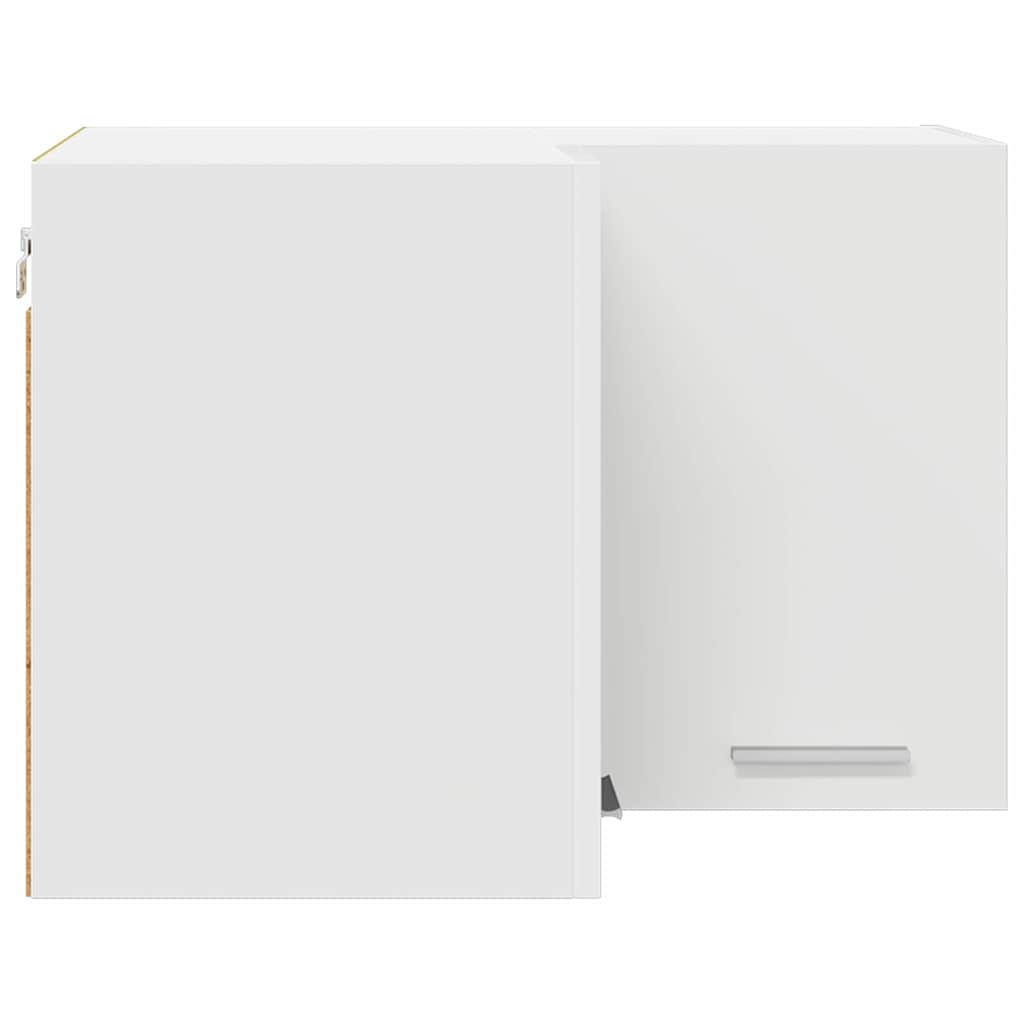 Contemporary Hanging Cabinet Riga White Engineered Wood - Premium