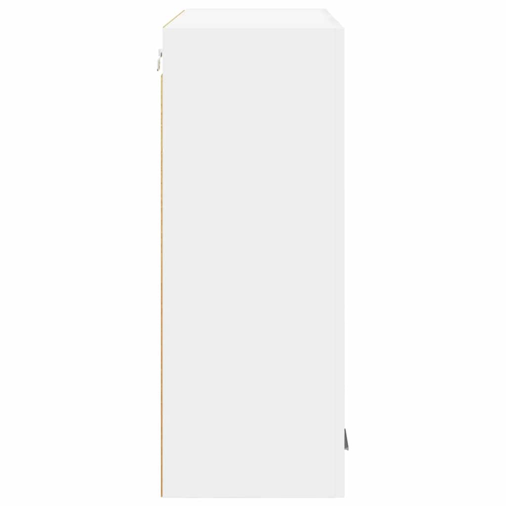 Contemporary Hanging Cabinet Riga White Engineered Wood - Sturdy