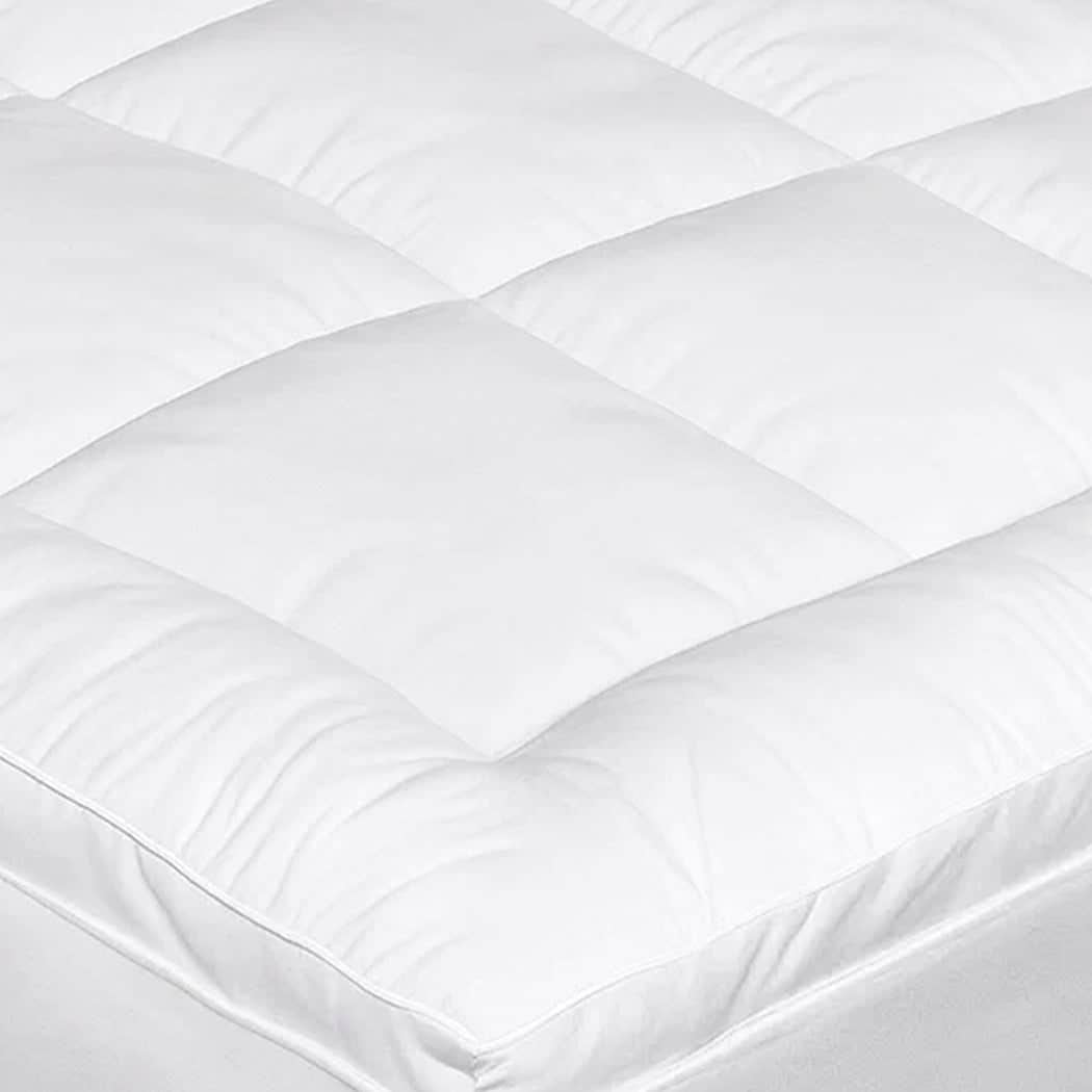 Contemporary Mattress Topper Pillowtop Cover Bed Protector Queen