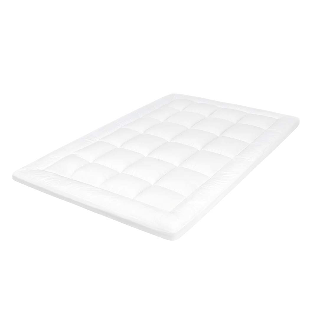 Contemporary Mattress Topper Pillowtop Cover Bed Protector Queen