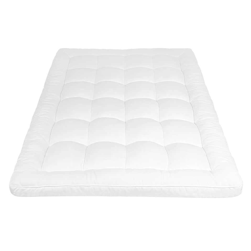 Contemporary Mattress Topper Pillowtop Cover Bed Protector Queen