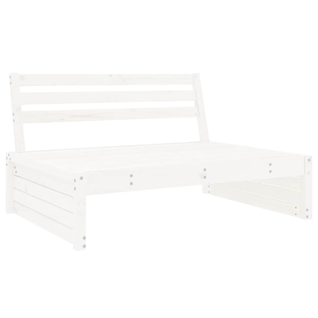 Contemporary Middle Sofa White 120x80 cm Outdoor Retreat Essentials