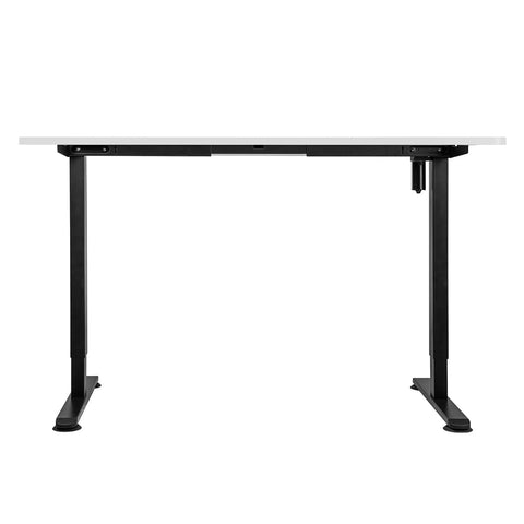 Contemporary Motorised Standing Desk Adjustable 140cm White 1000x 1MM