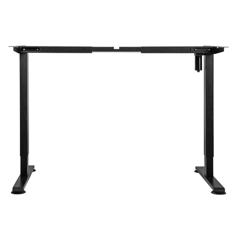 Contemporary Motorised Standing Desk Frame Black Single Motor  Sleek