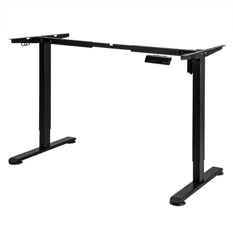 Contemporary Motorised Standing Desk Frame Black Single Motor  Sleek