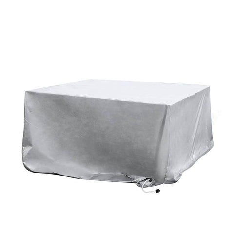 Contemporary Outdoor Furniture Cover Waterproof Silver 30cm Extension