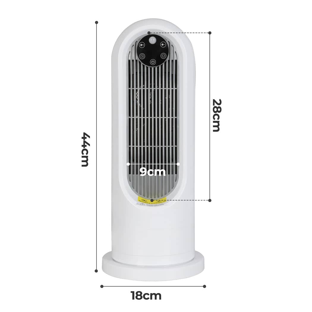 Contemporary Portable Electric Heater Fan 1200W 3 Speed Home