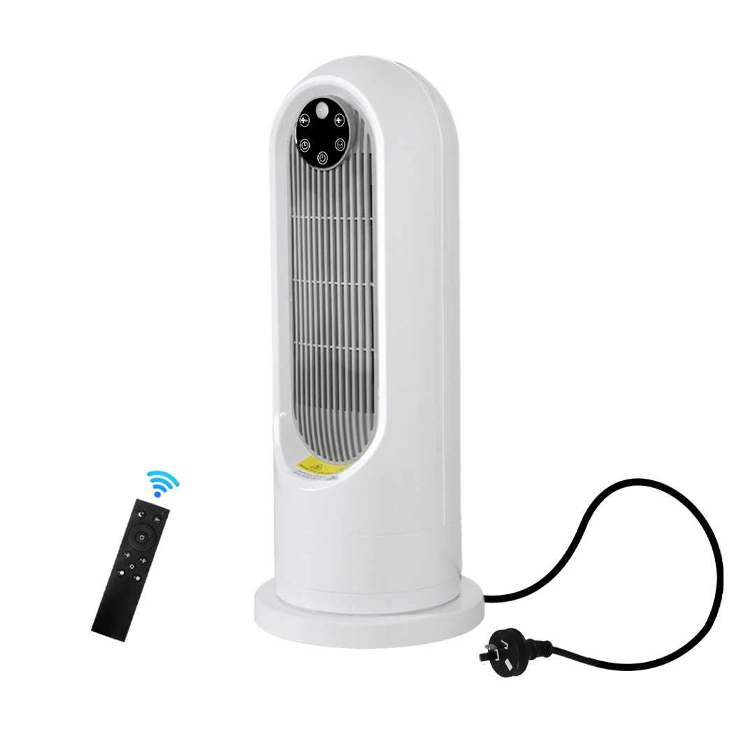 Contemporary Portable Electric Heater Fan 1200W 3 Speed Home
