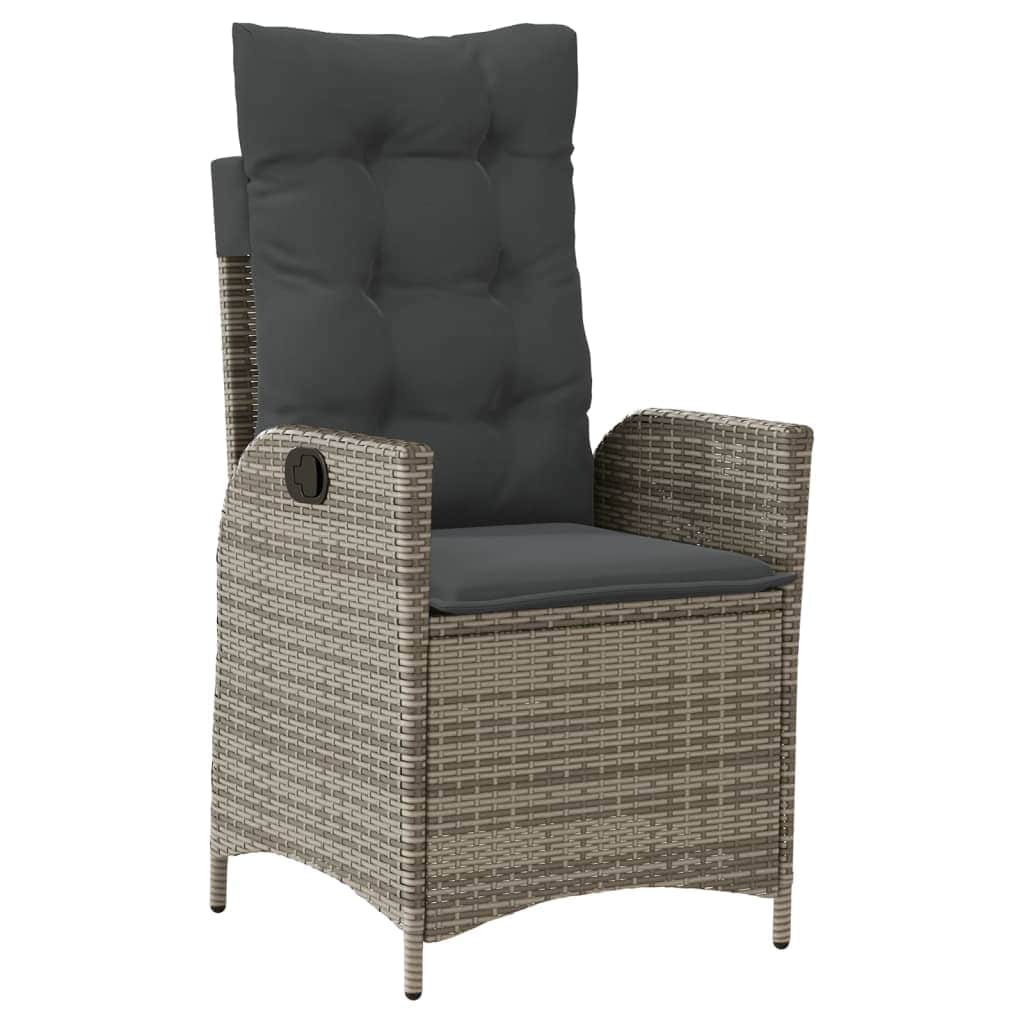 Contemporary Reclining Garden Chairs 2 pcs Garden Gathering Modern Living