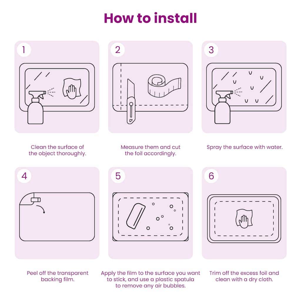 Contemporary Self-adhesive Window Film Frosted stripes PVC - Designer